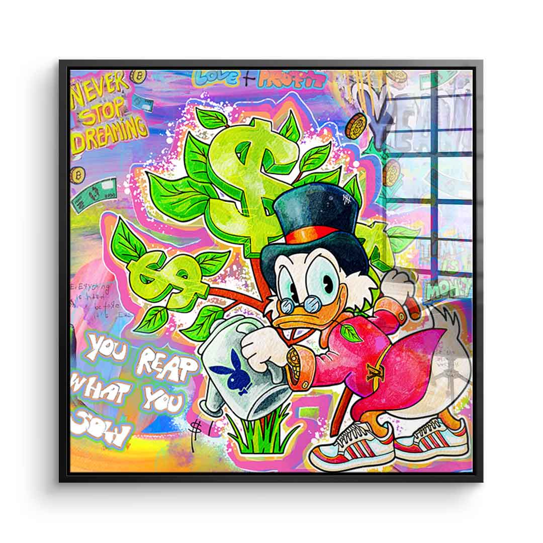 Geldbaum - Acrylglas