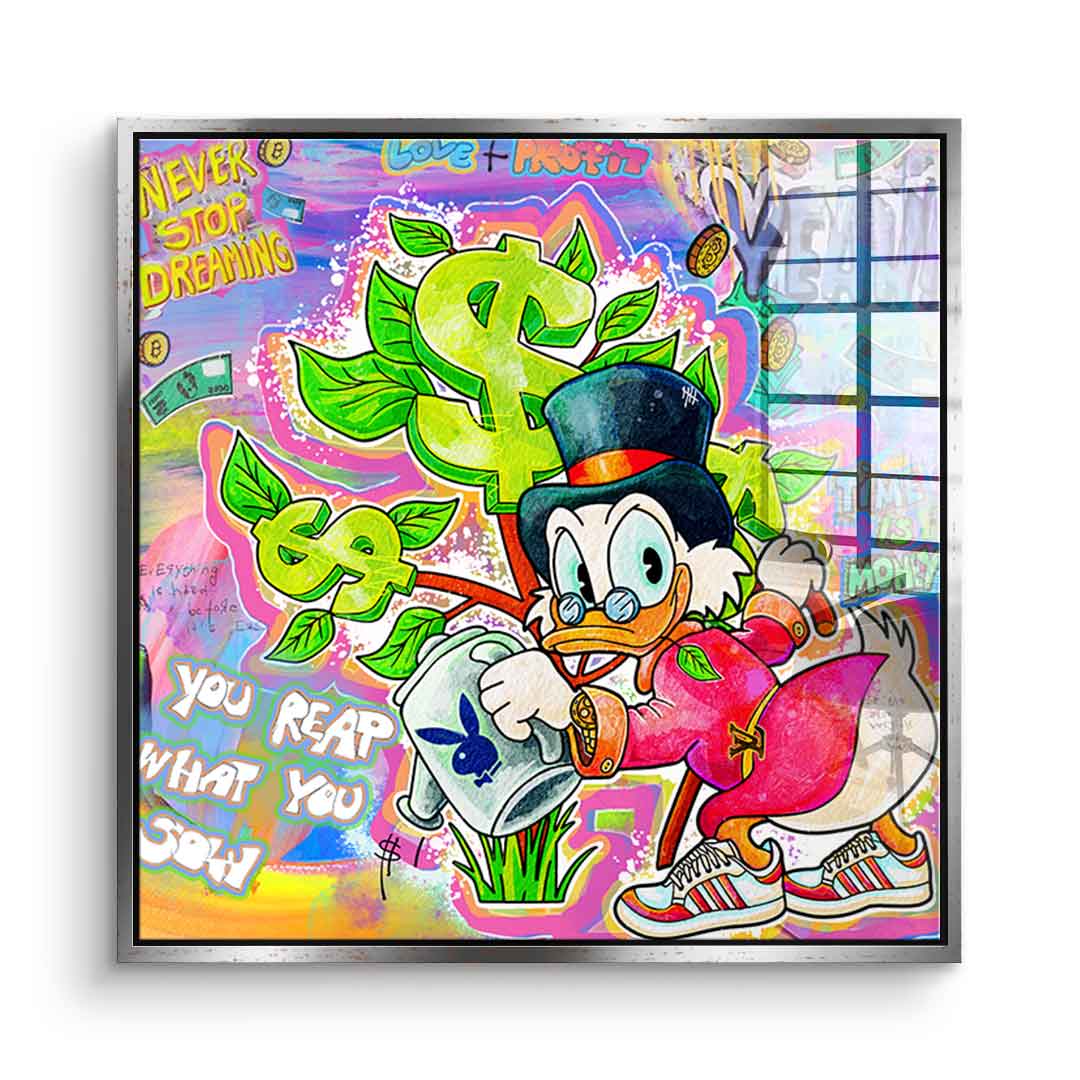 Geldbaum - Acrylglas