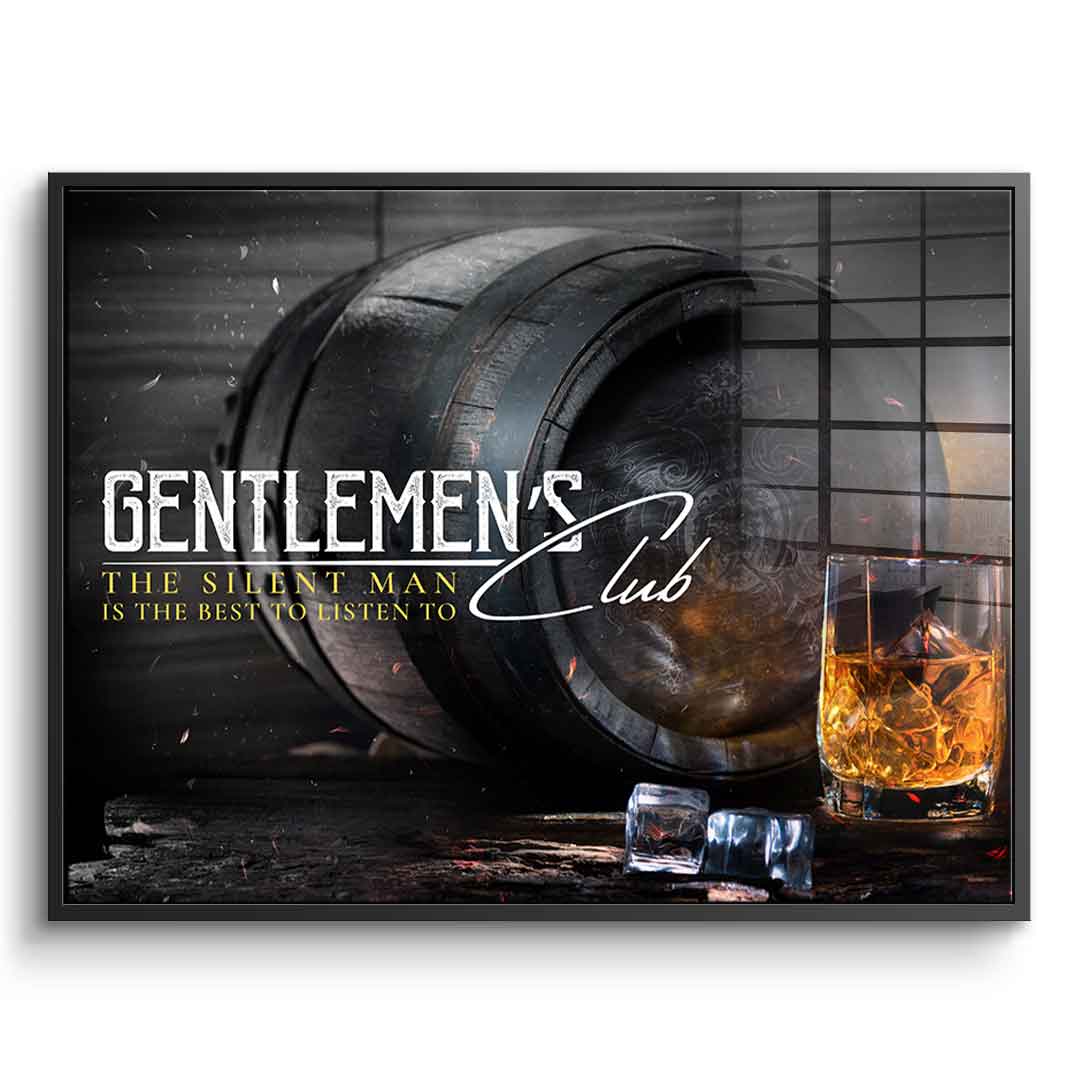 Gentlemen's Club - Acrylic glass
