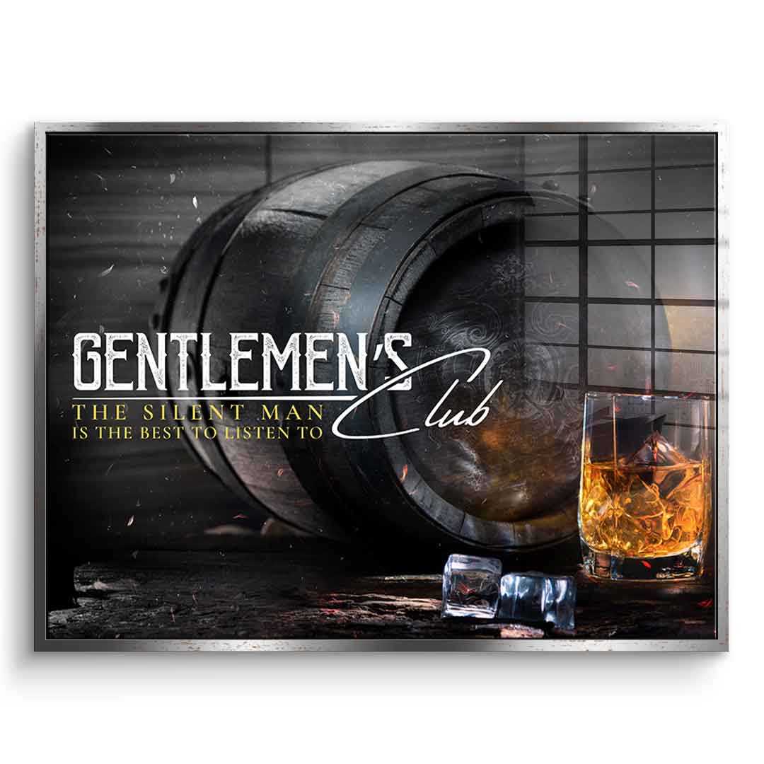 Gentlemen's Club - Acrylic glass