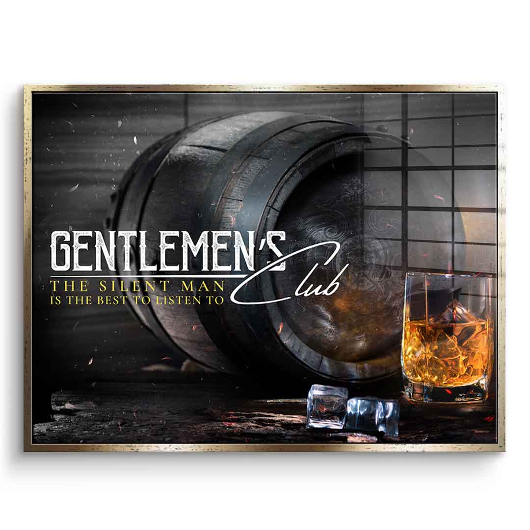 Gentlemen's Club - Acrylic glass