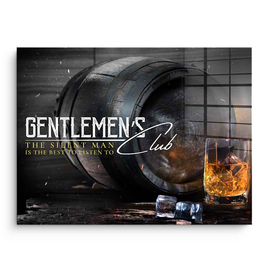 Gentlemen's Club - Acrylic glass