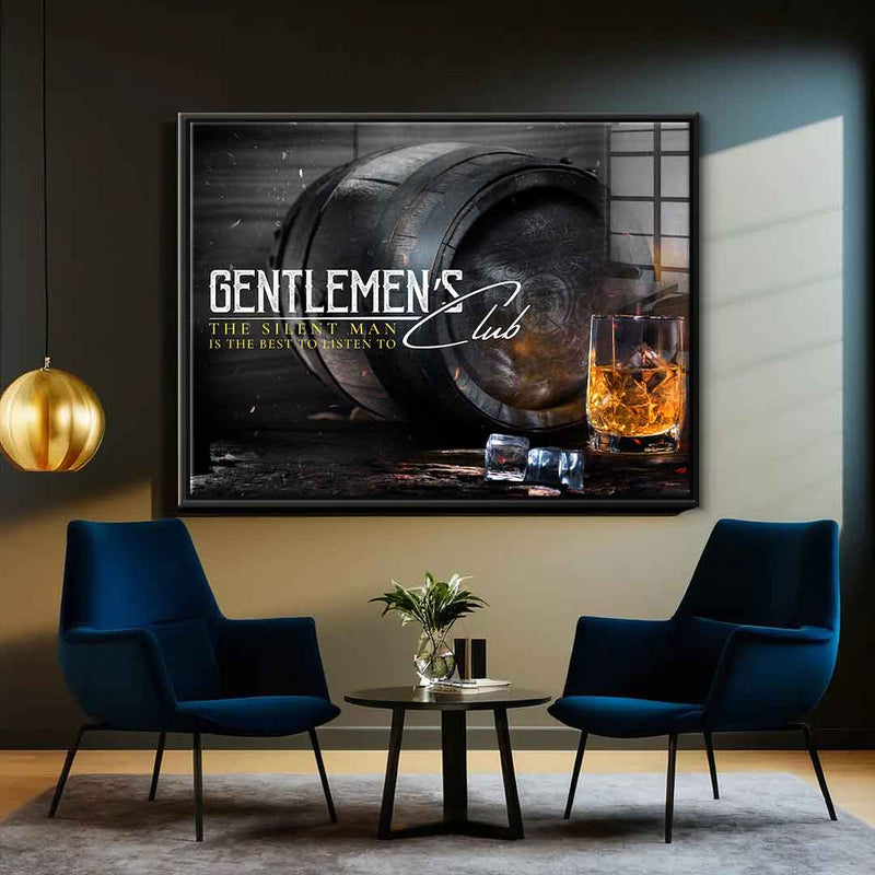 Gentlemen's Club - Acrylic glass