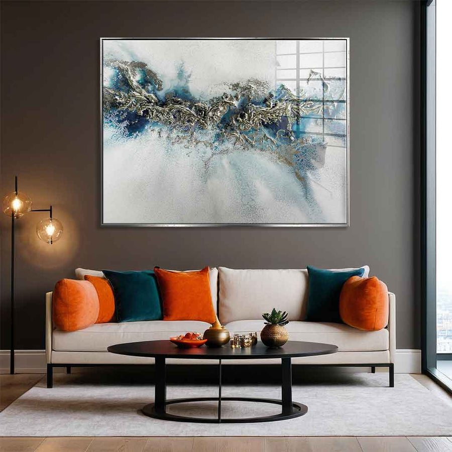 Gilded Weave - Acrylic Glass