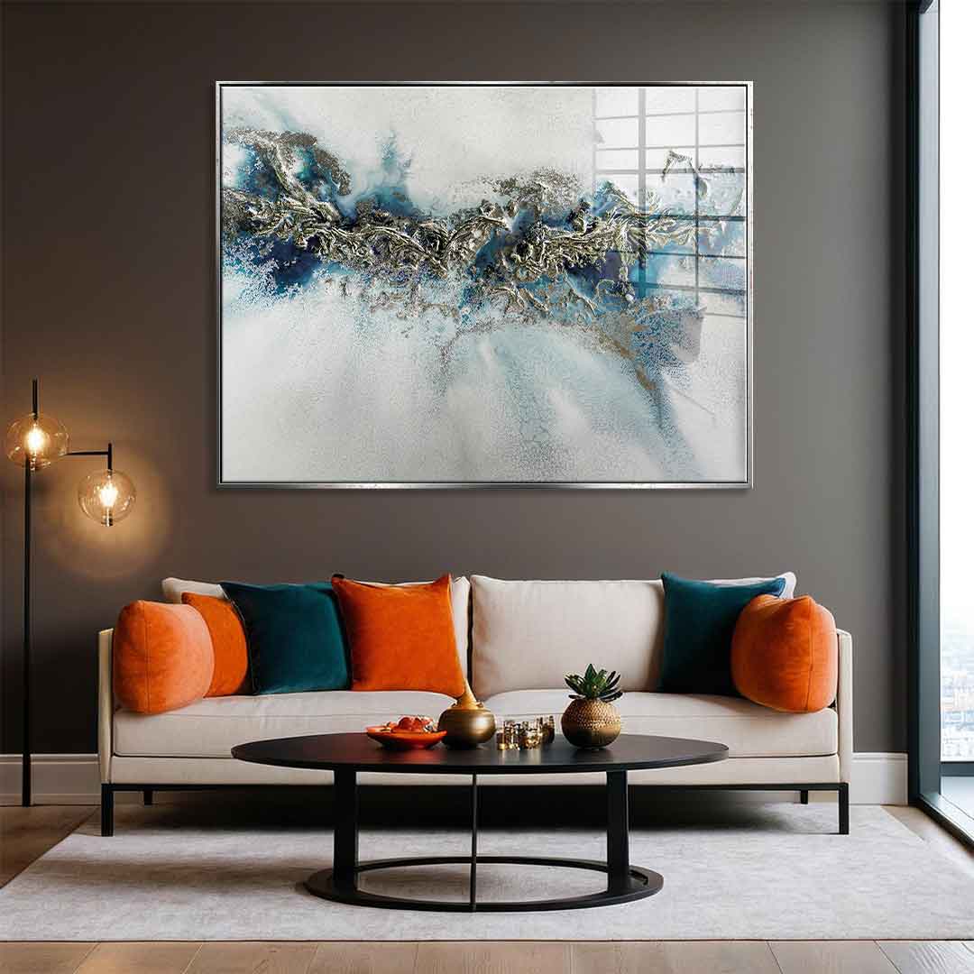 Gilded Weave - Acrylic Glass