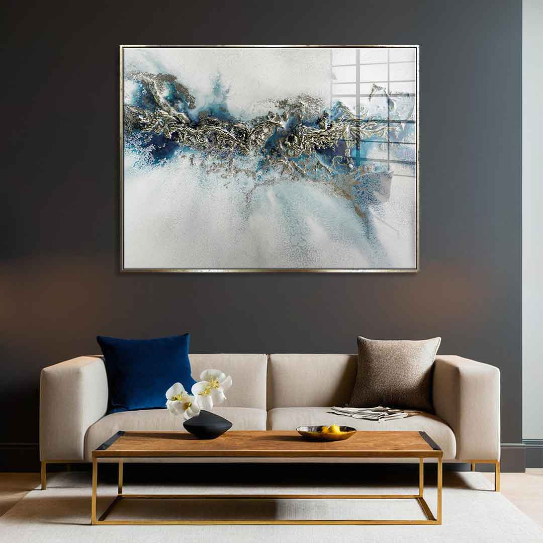 Gilded Weave - Acrylic Glass