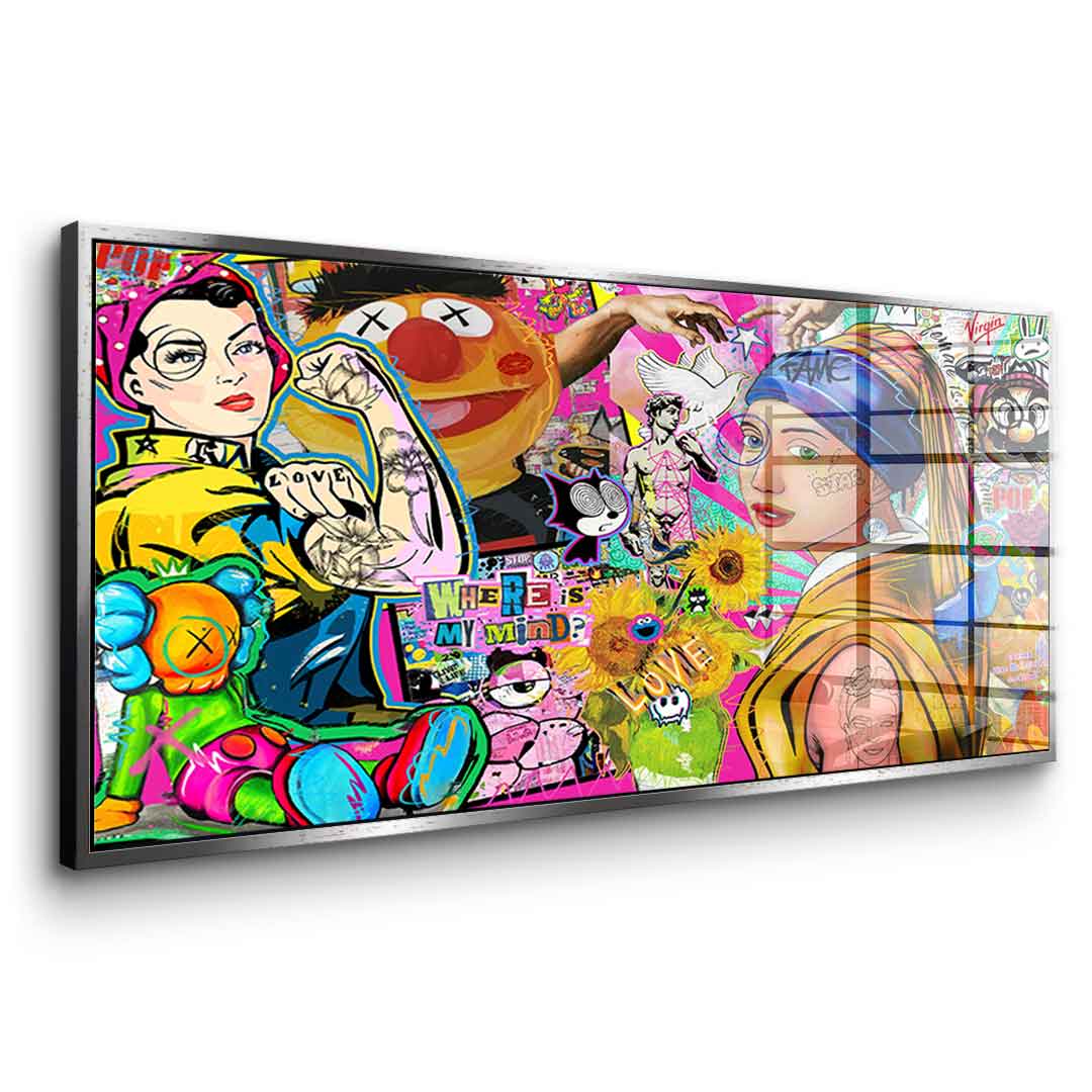 Girl - Where is my mind - Acrylic glass