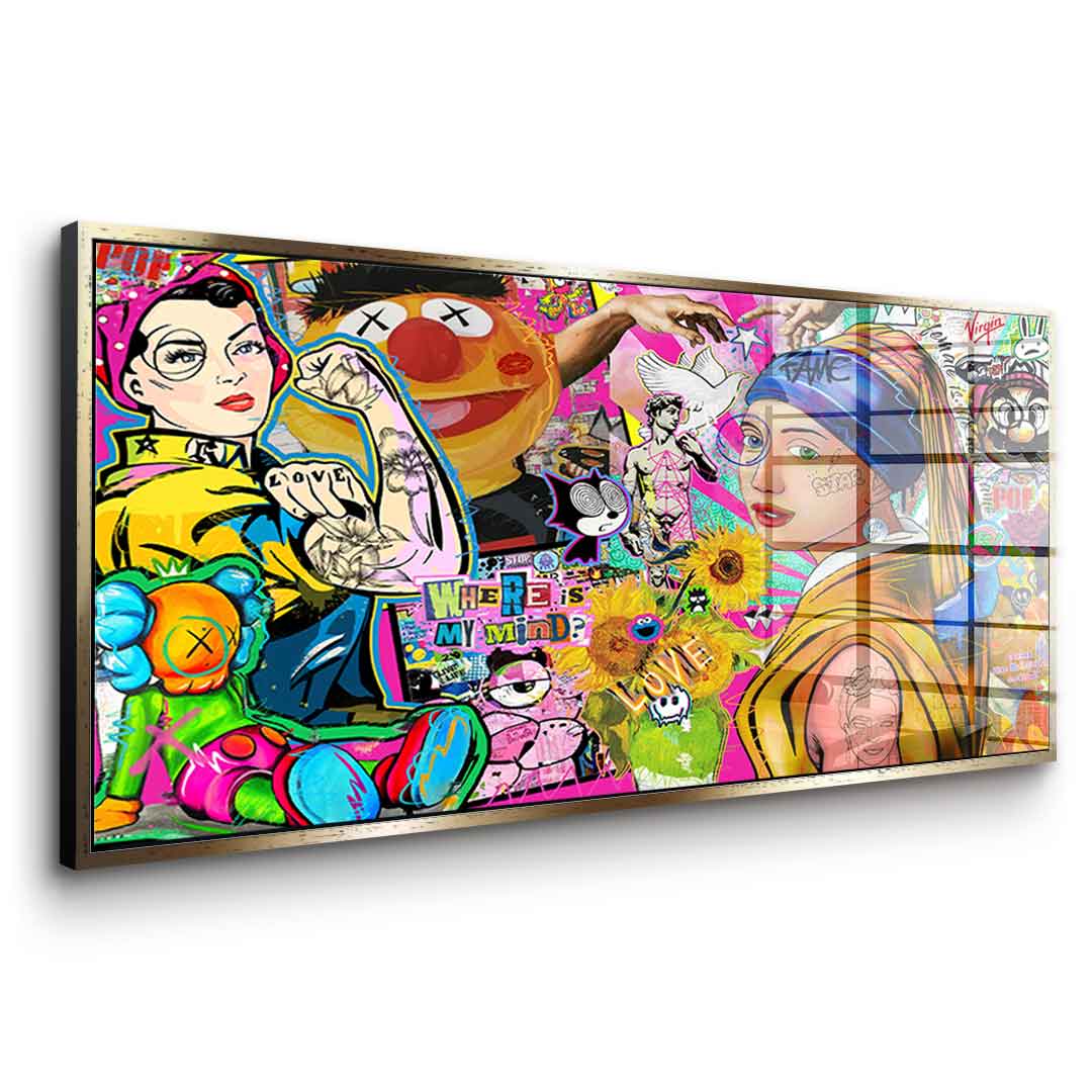 Girl - Where is my mind - Acrylic glass