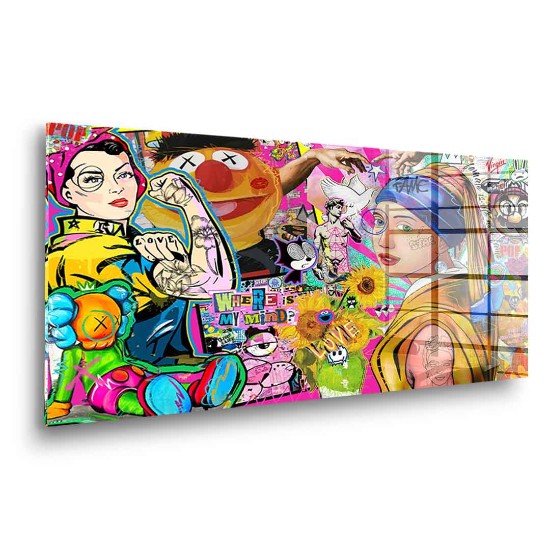 Girl - Where is my mind - Acrylic glass