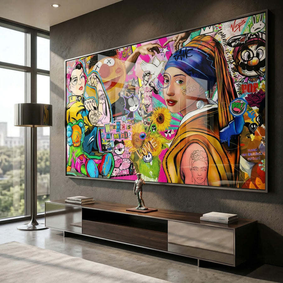 Girl - Where is my mind - Acrylic glass