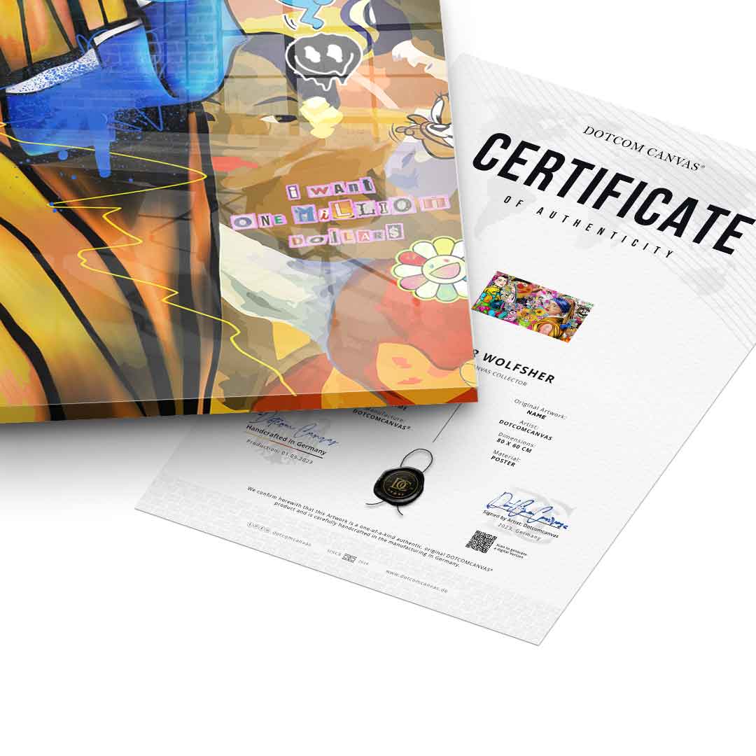 Girl - Where is my mind - Acrylic glass