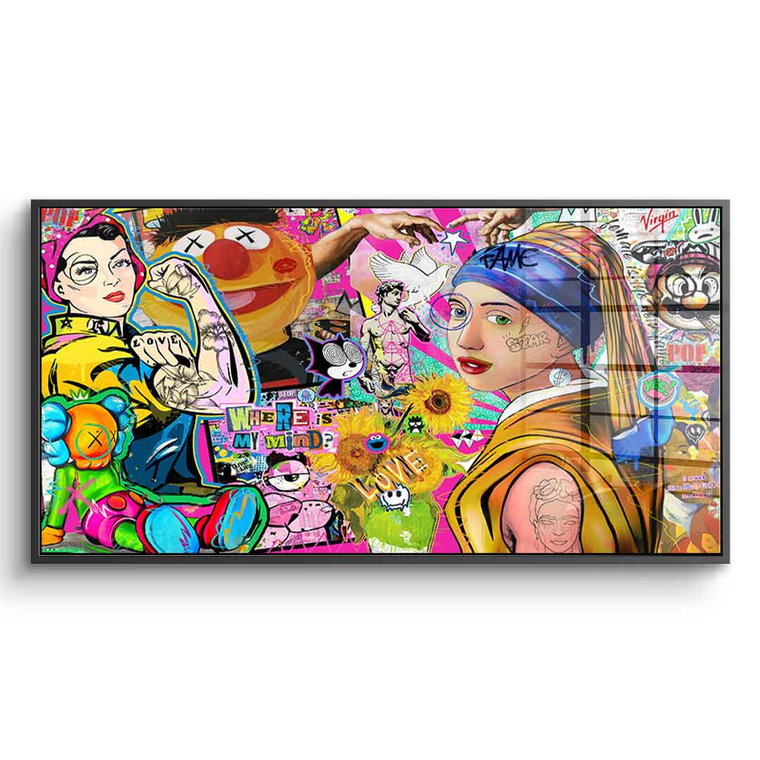 Girl - Where is my mind - Acrylic glass