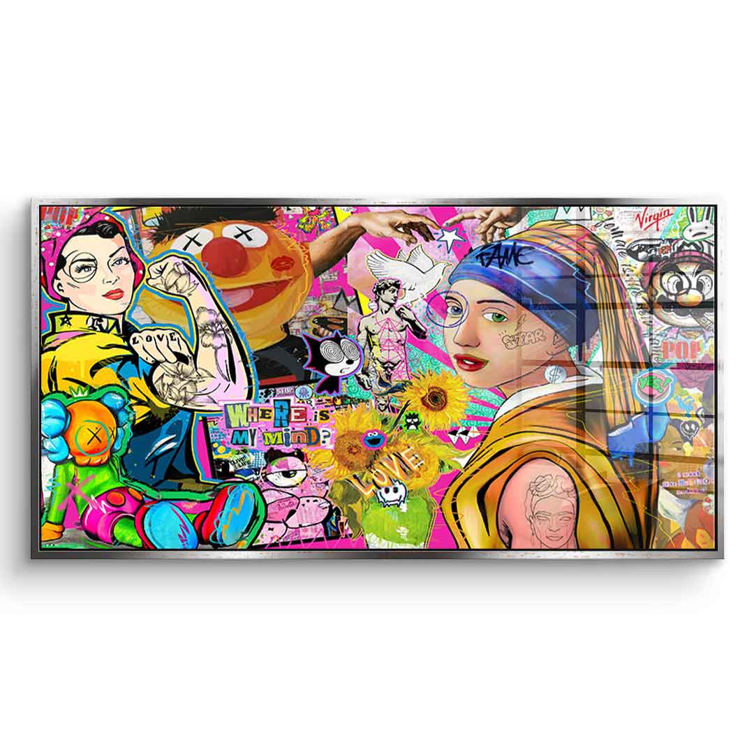 Girl - Where is my mind - Acrylic glass