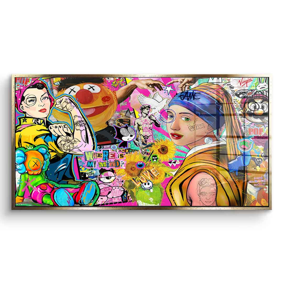 Girl - Where is my mind - Acrylic glass