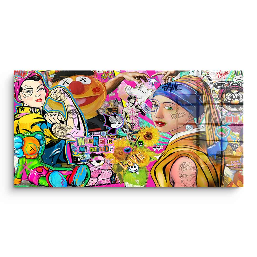 Girl - Where is my mind - Acrylic glass