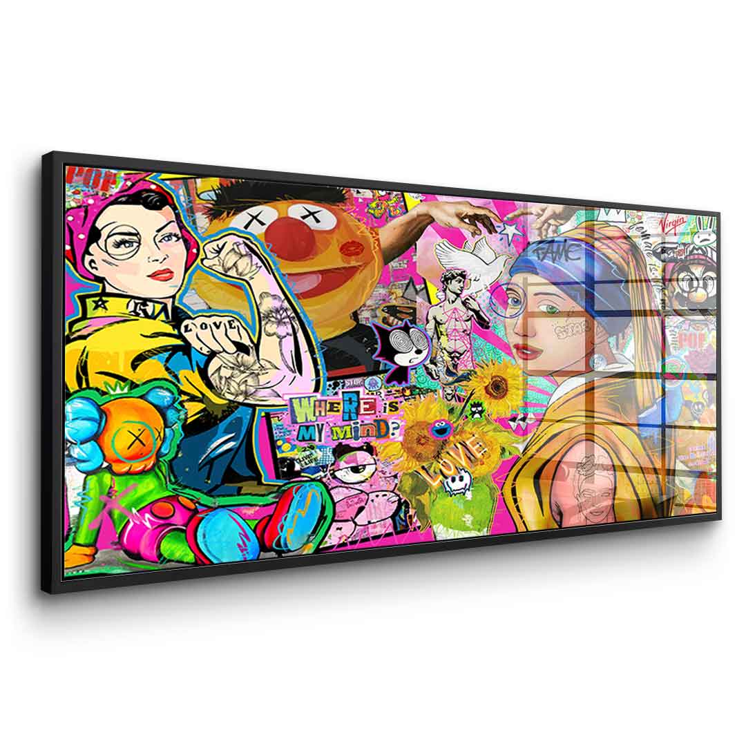 Girl - Where is my mind - Acrylic glass