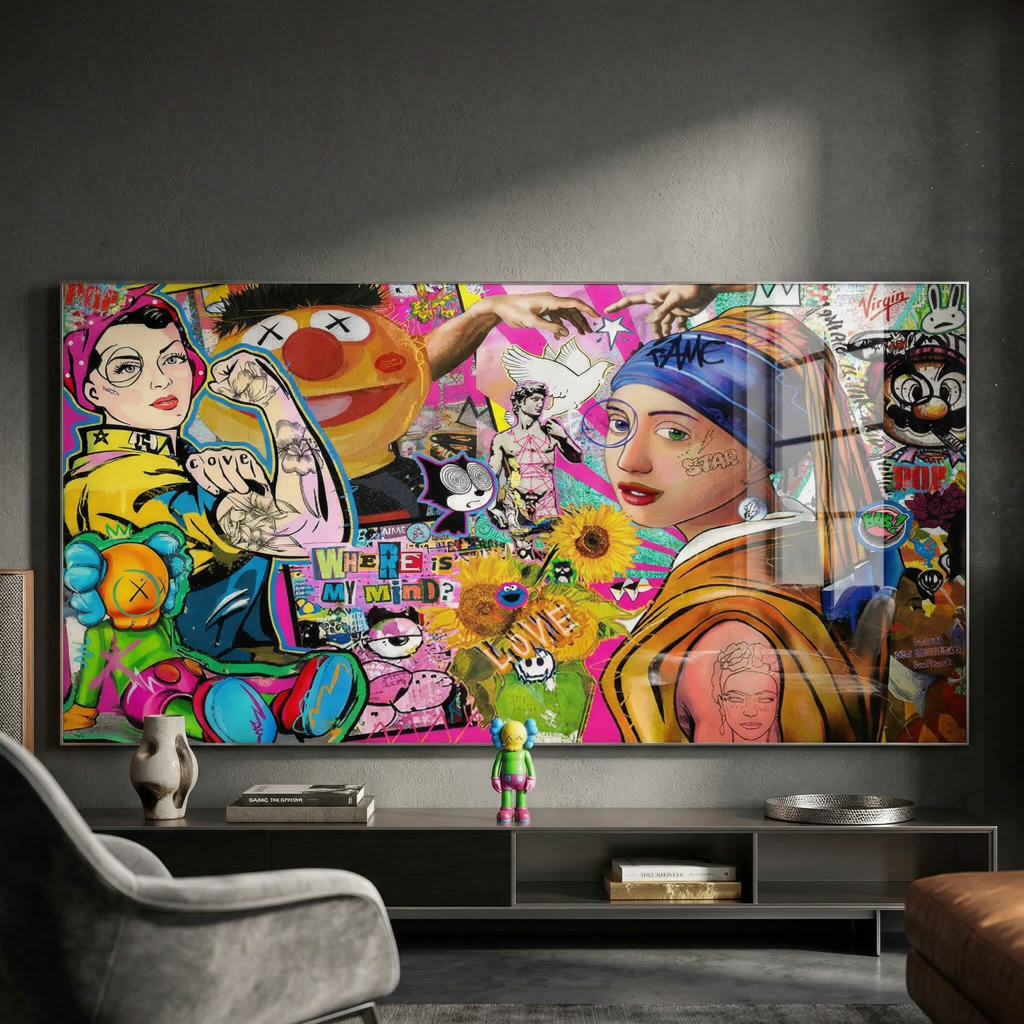 Girl - Where is my mind - Acrylic glass