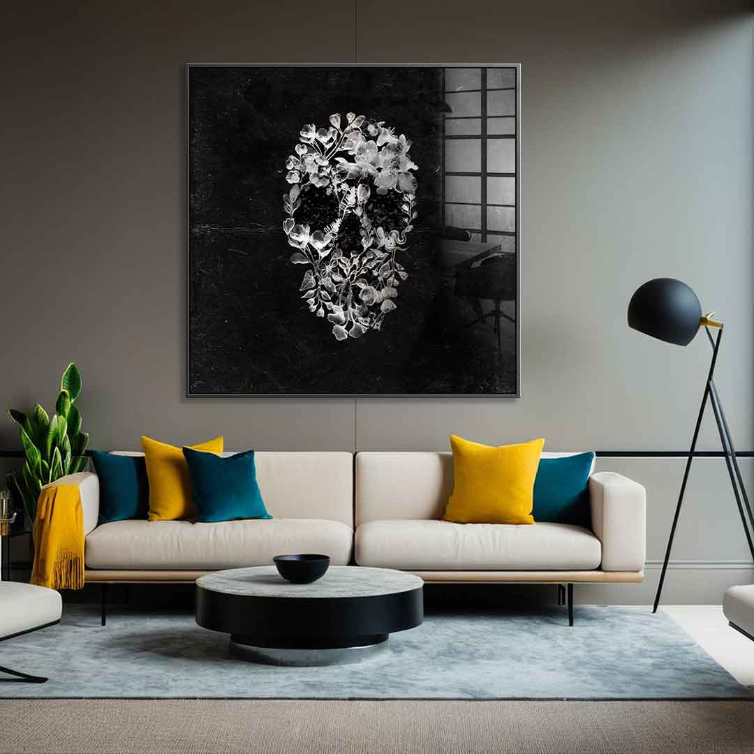Glass Skull - Acrylic glass