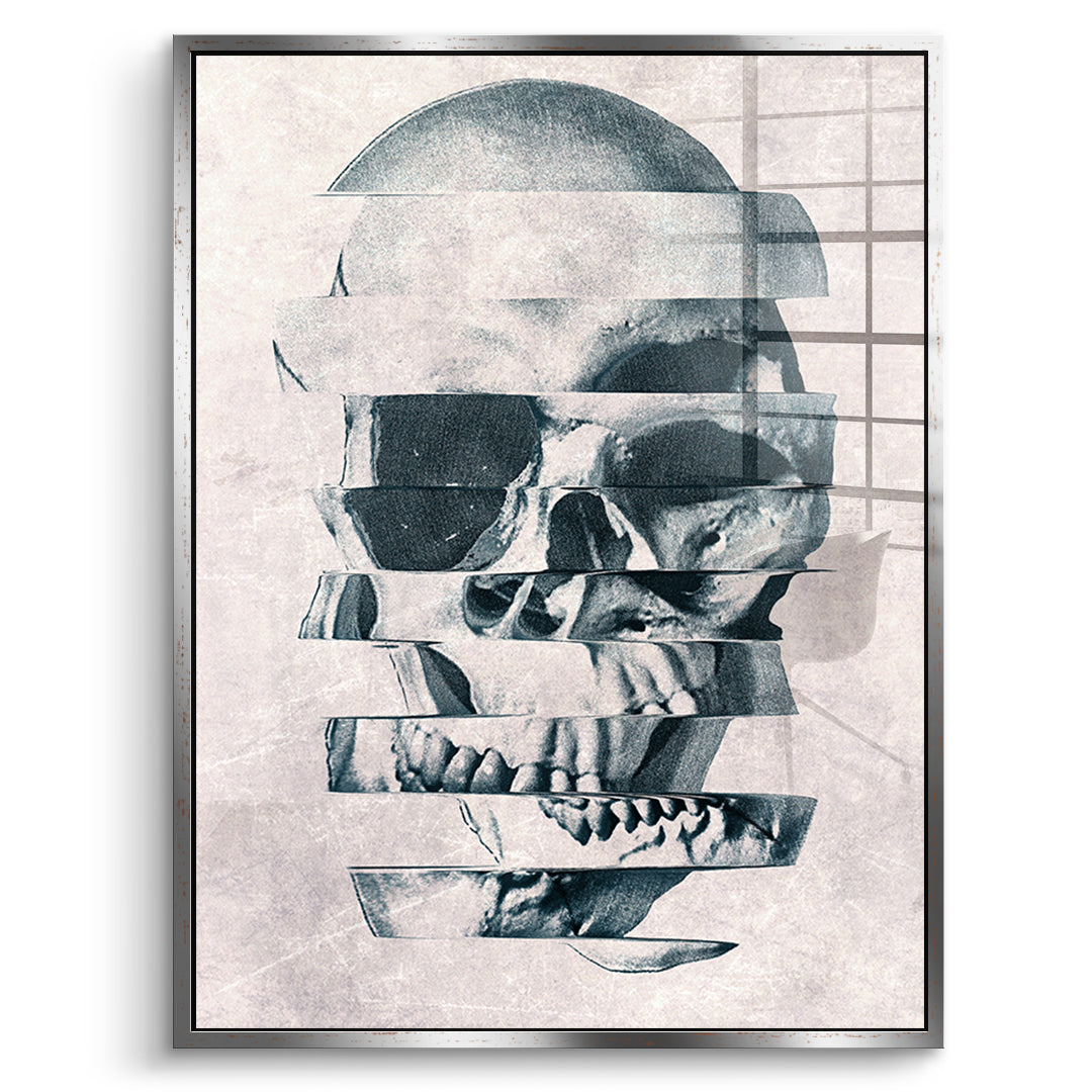 Glitch Skull - Acrylic glass