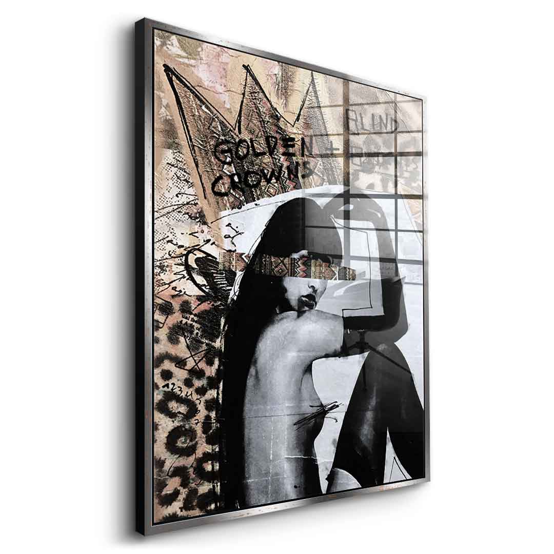 Golden Crown - Acrylic glass