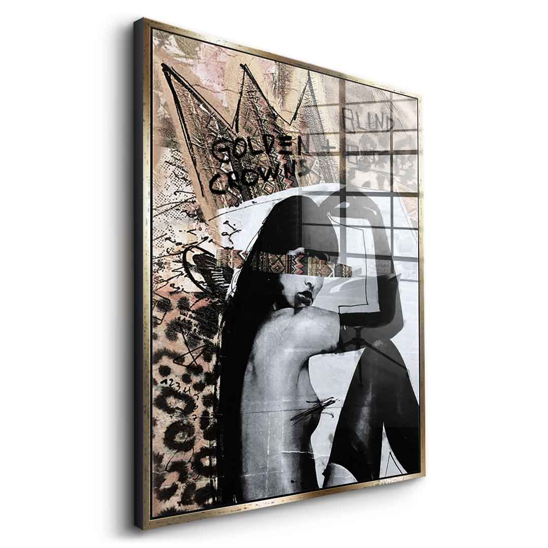 Golden Crown - Acrylic glass