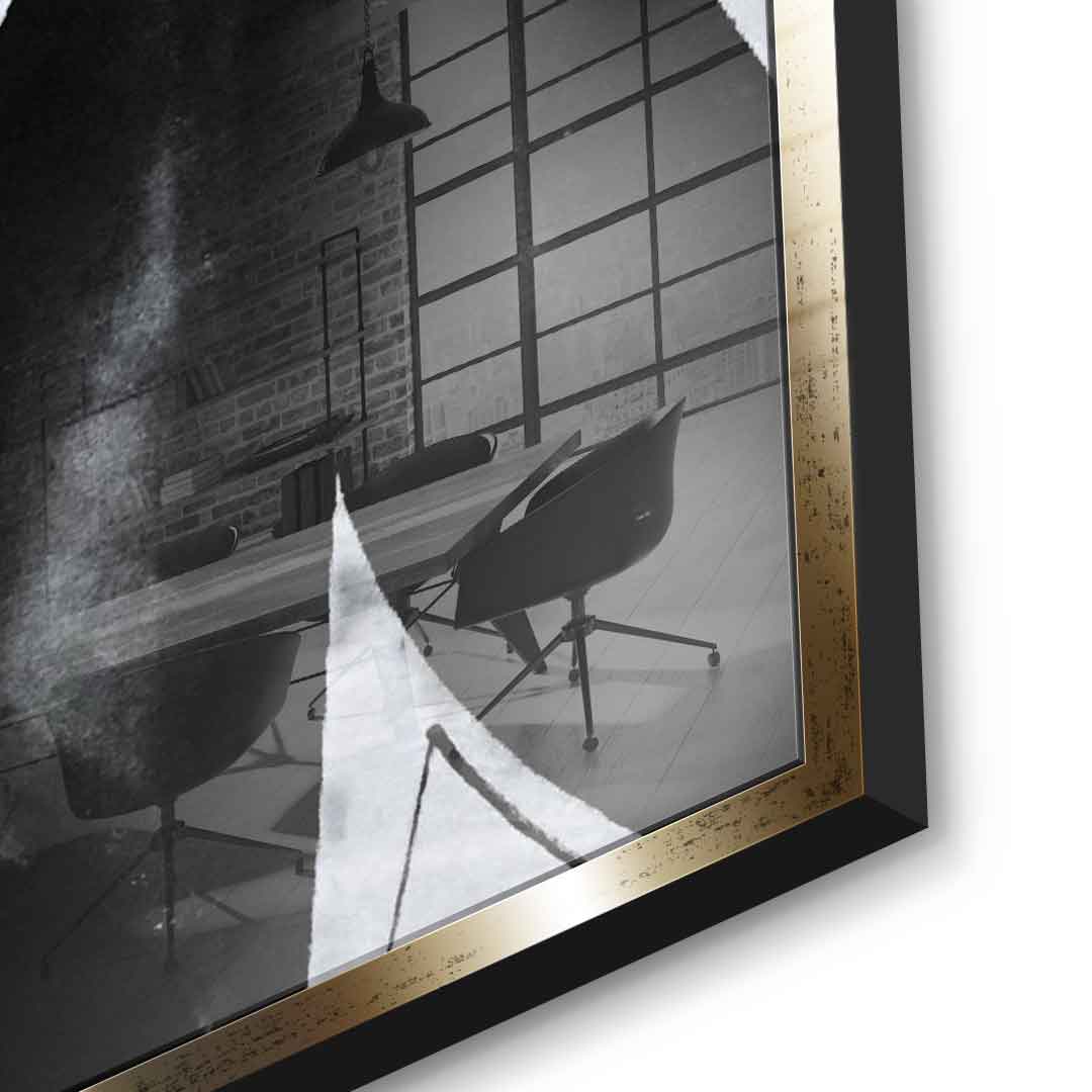 Golden Crown - Acrylic glass