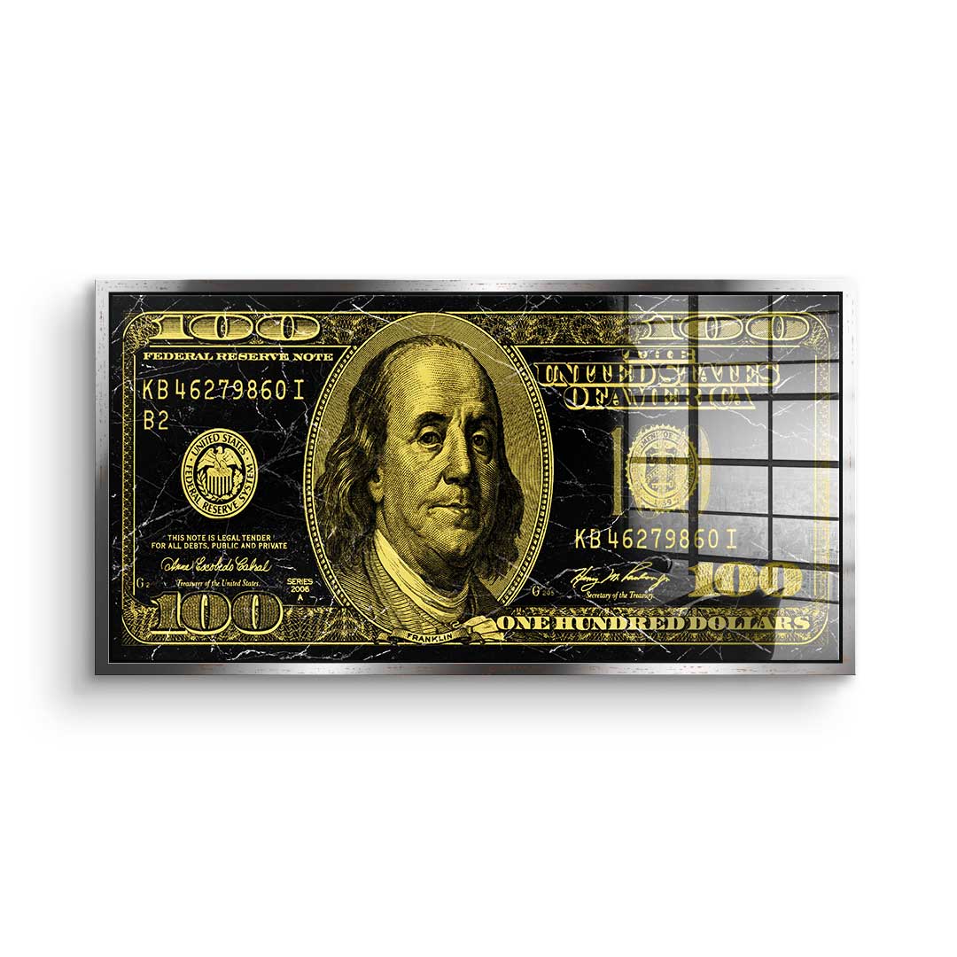 Golden Dollar - Acrylic glass