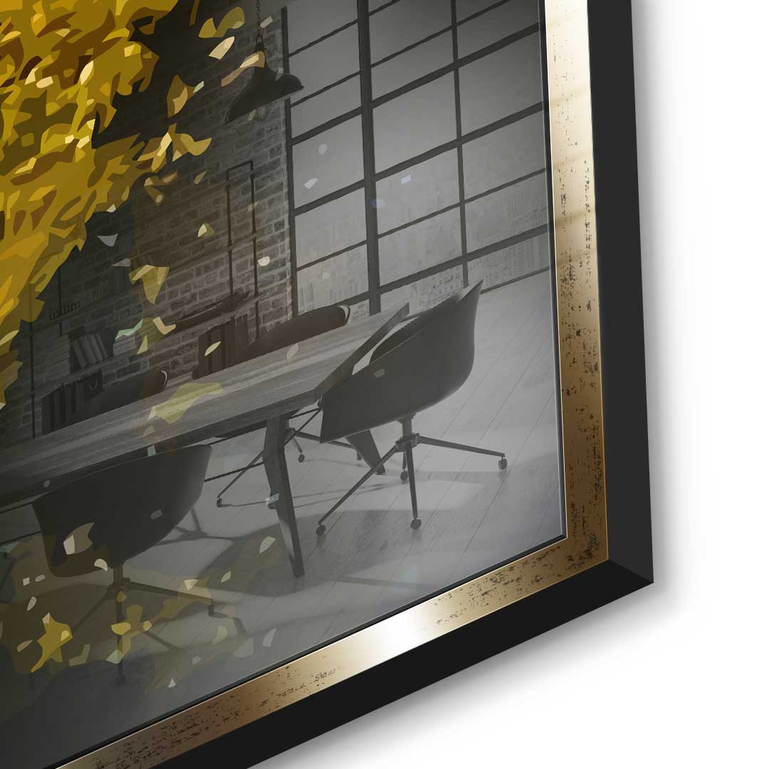 Golden Ethereum - Acrylic glass