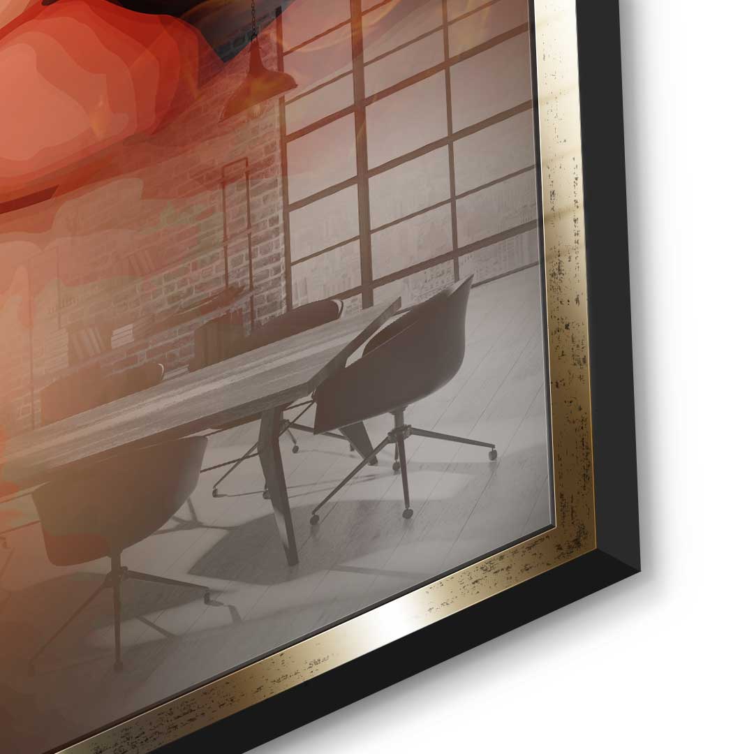 Bitcoin Gold Rush - Acrylic Glass