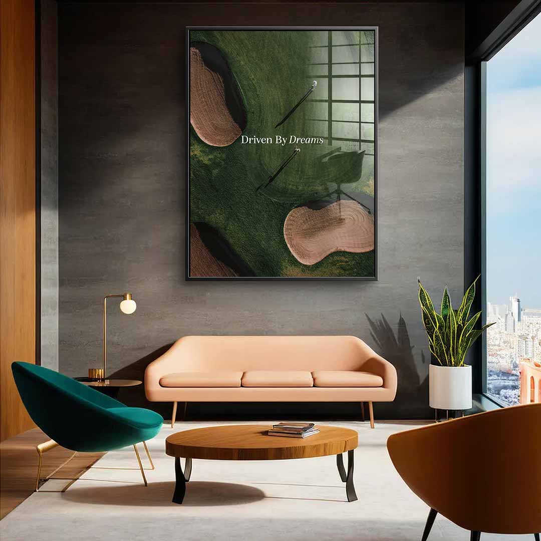 Driven by dreams #Golf V1 - Acrylic glass