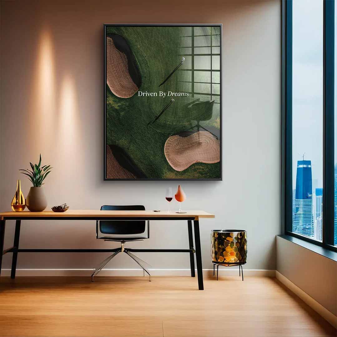 Driven by dreams #Golf V1 - Acrylic glass