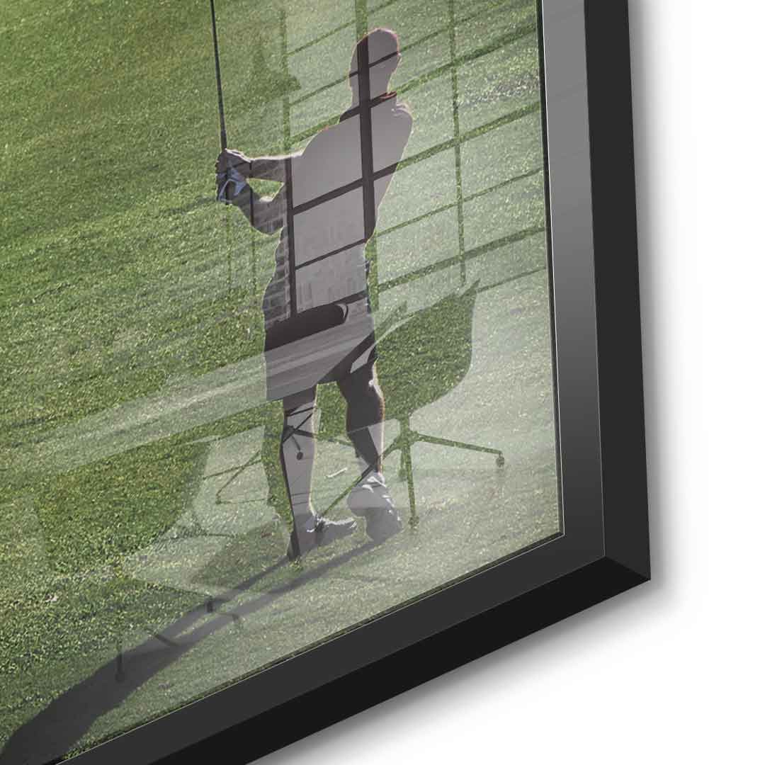 Chasing Greatness #Golf V2 - Square Edition - Acrylic Glass Print