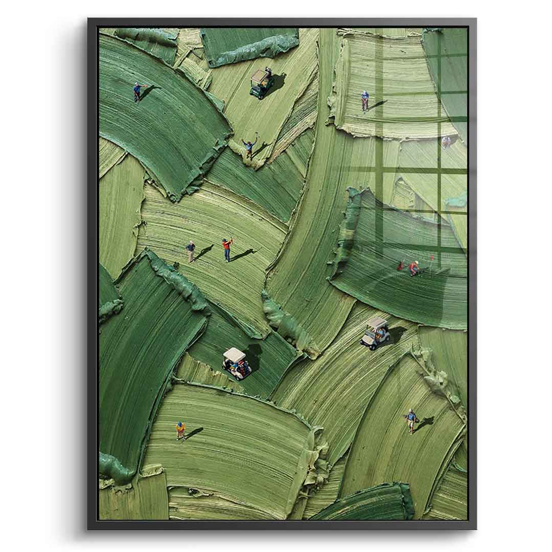 Golf in Action - Acrylglas