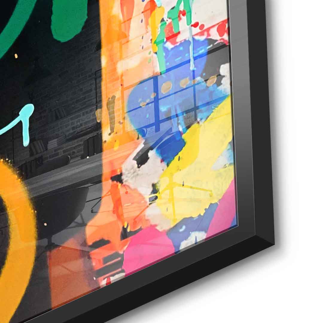 Magritte Graffiti - Acrylic Glass