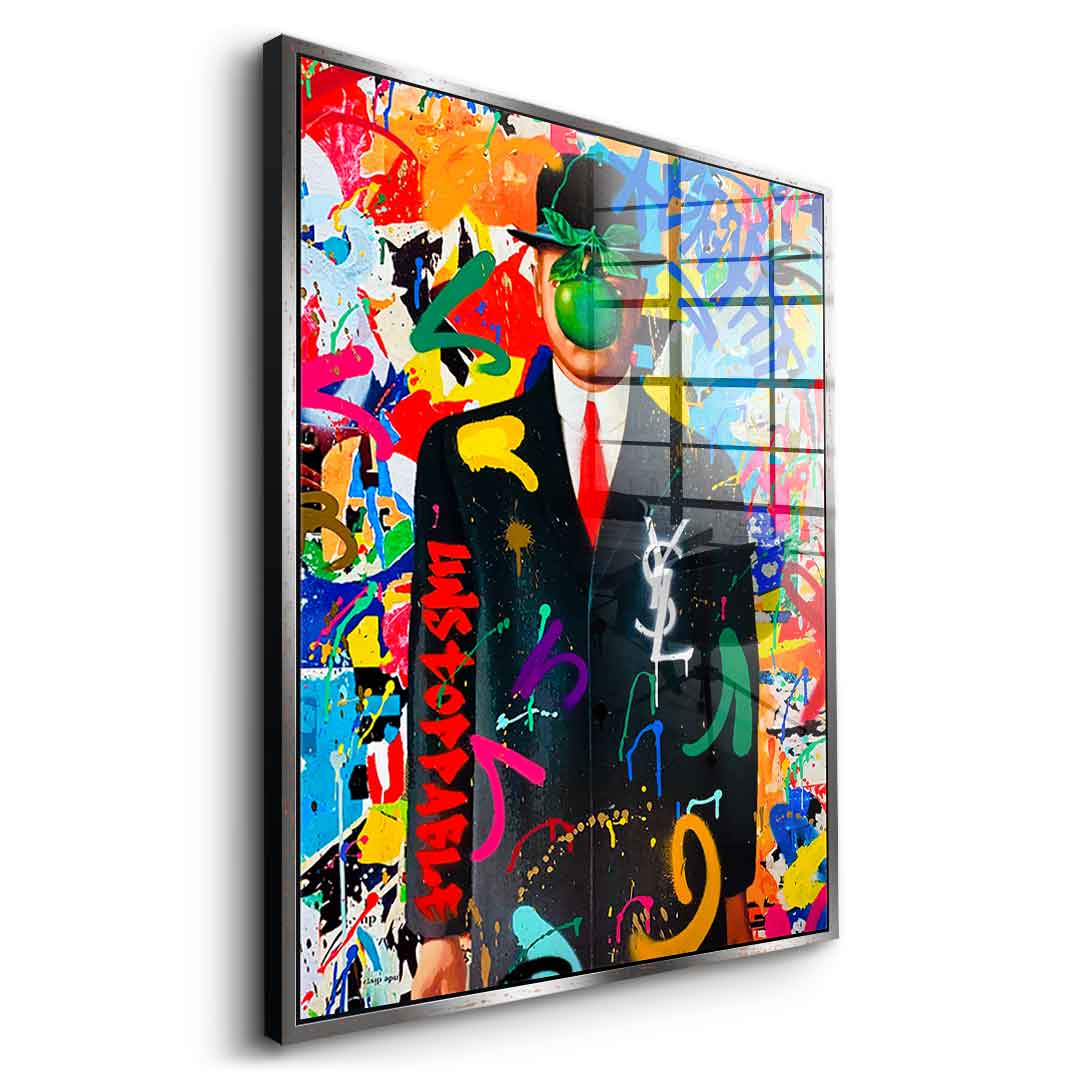 Magritte Graffiti - Acrylic Glass