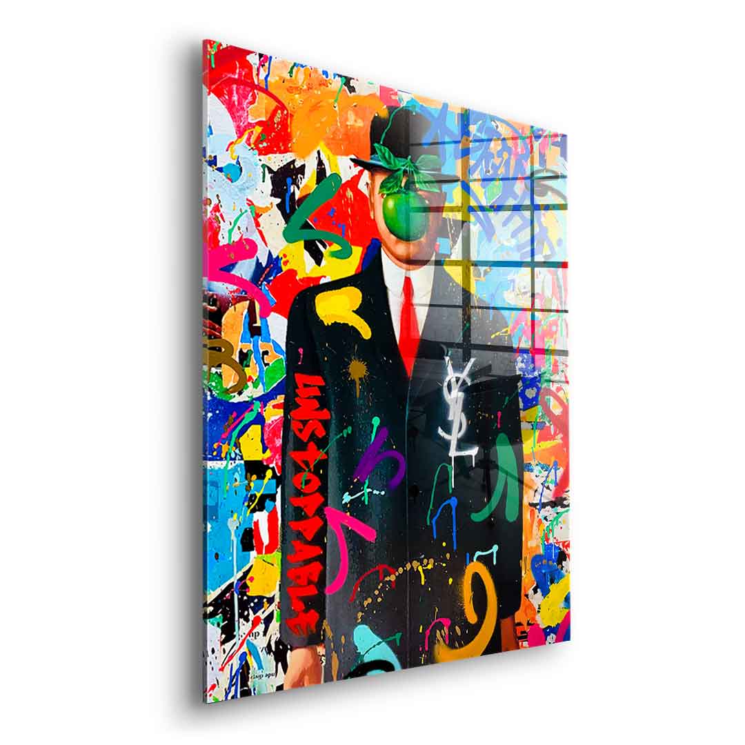 Magritte Graffiti - Acrylic Glass