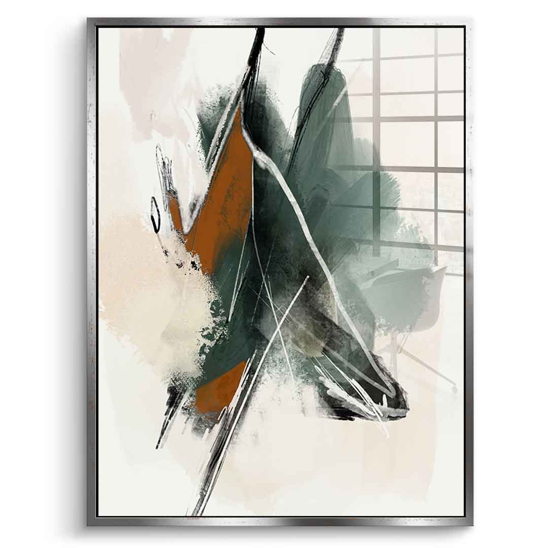 Green Abstract 04 - Acrylglas