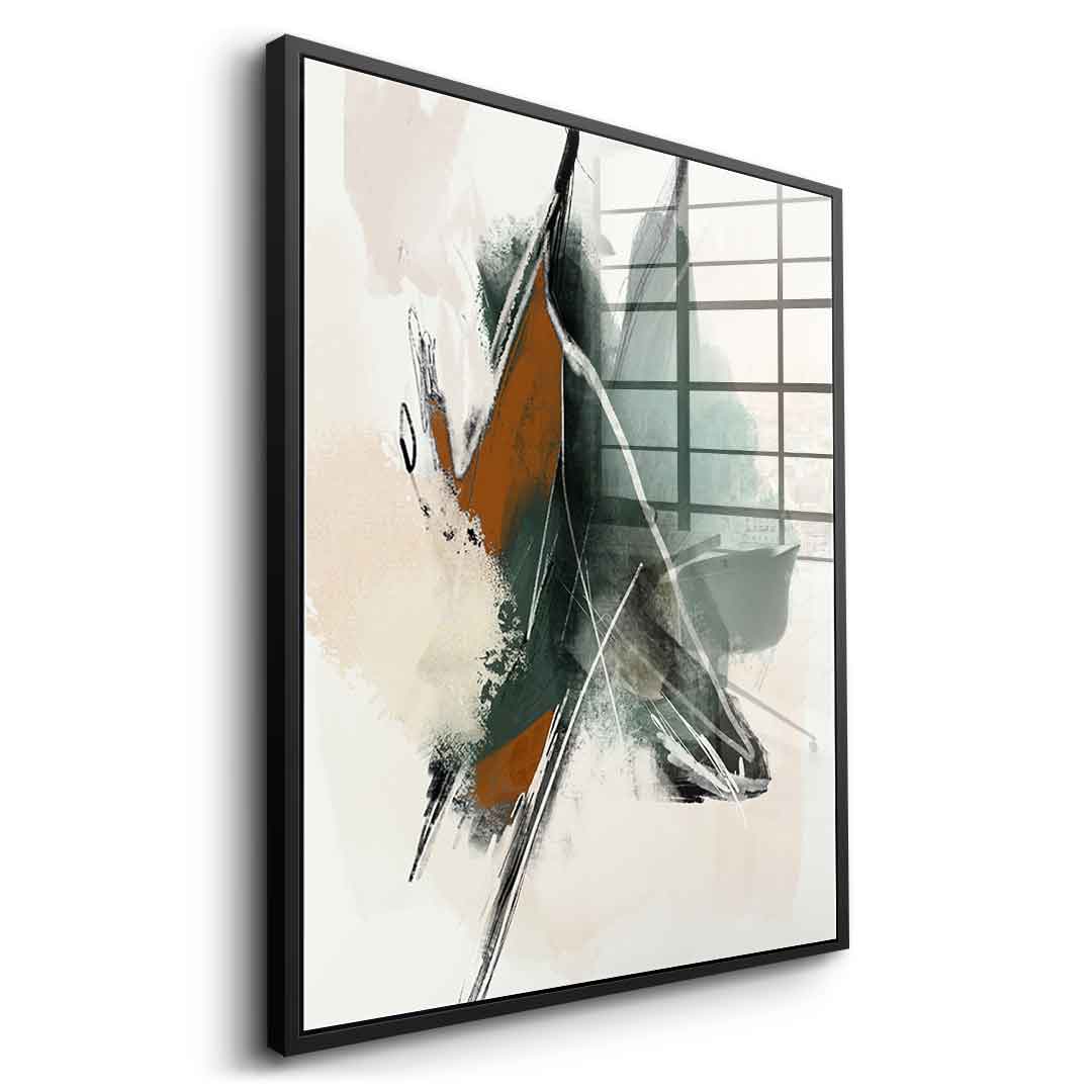 Green Abstract 04 - Acrylglas