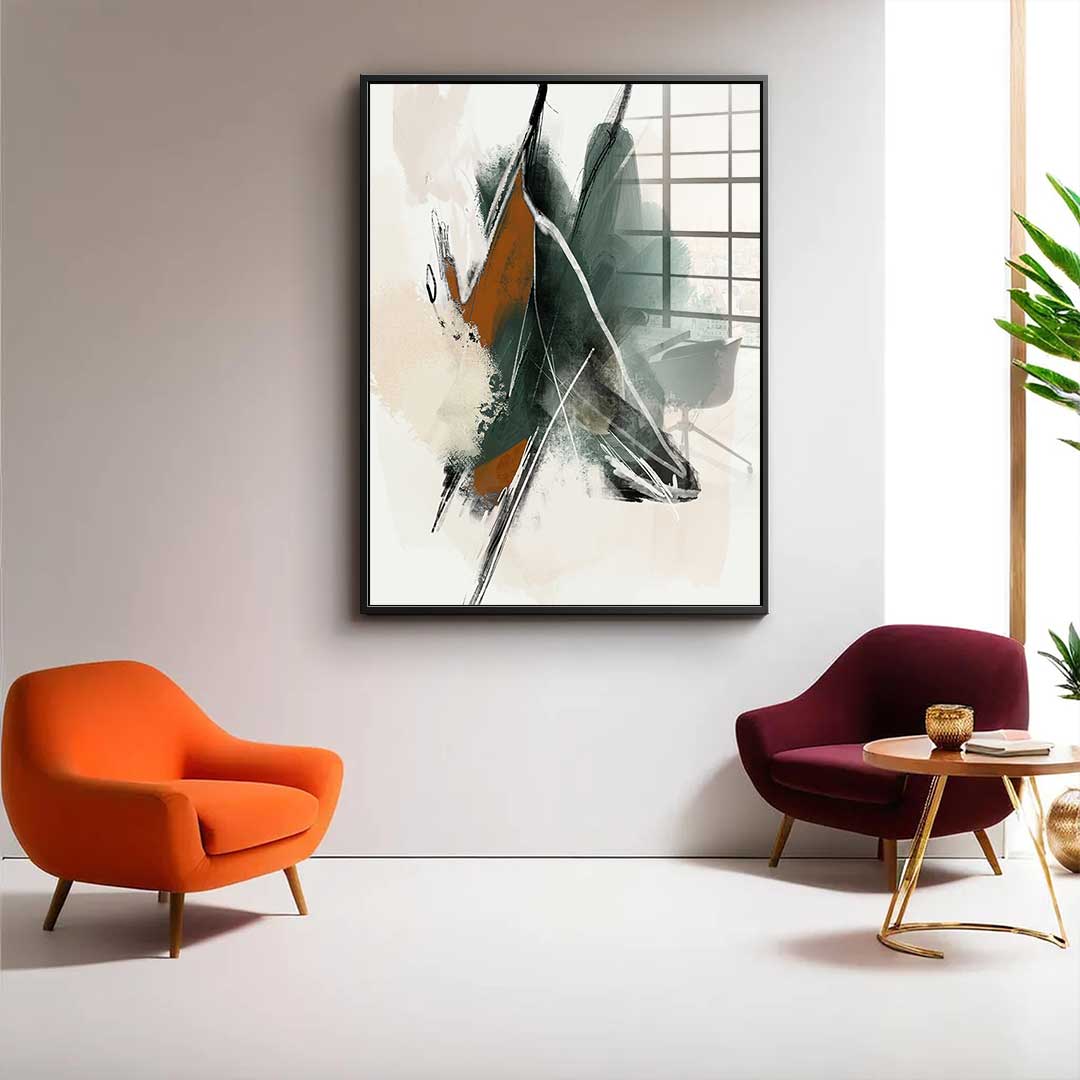 Green Abstract 04 - Acrylglas