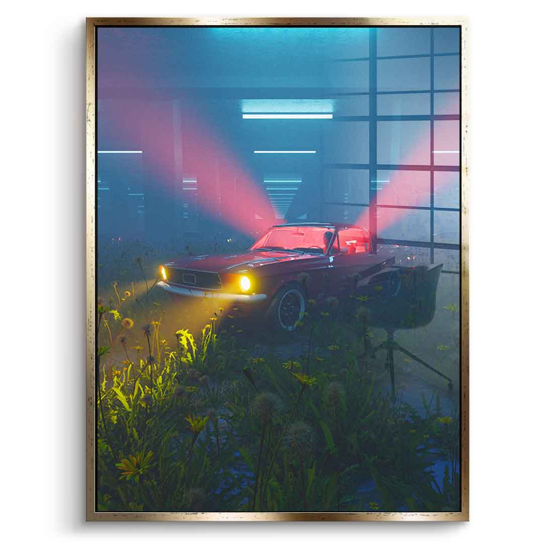 Green Garage - Acrylic glass