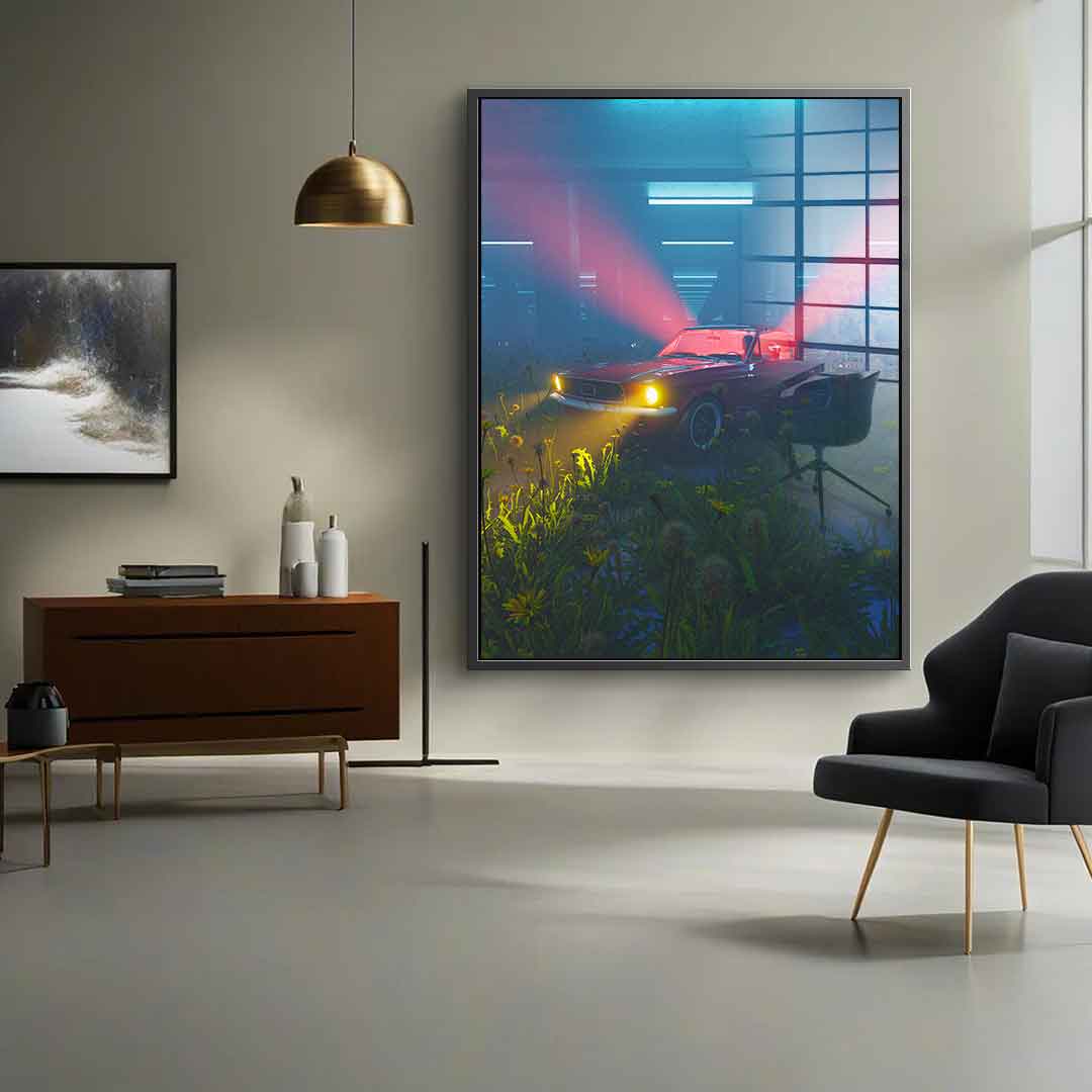 Green Garage - Acrylic glass