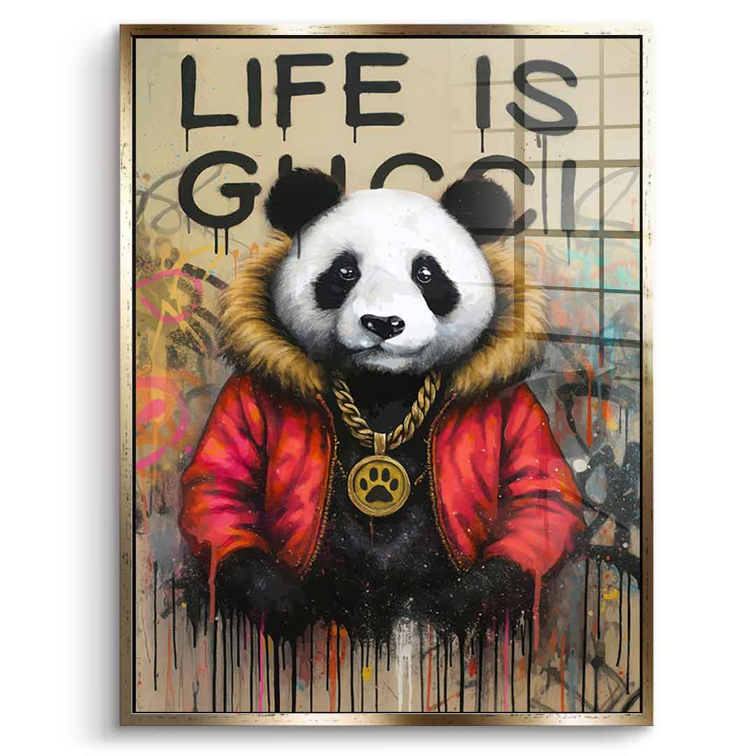 Gucci Panda - Acrylic Glass