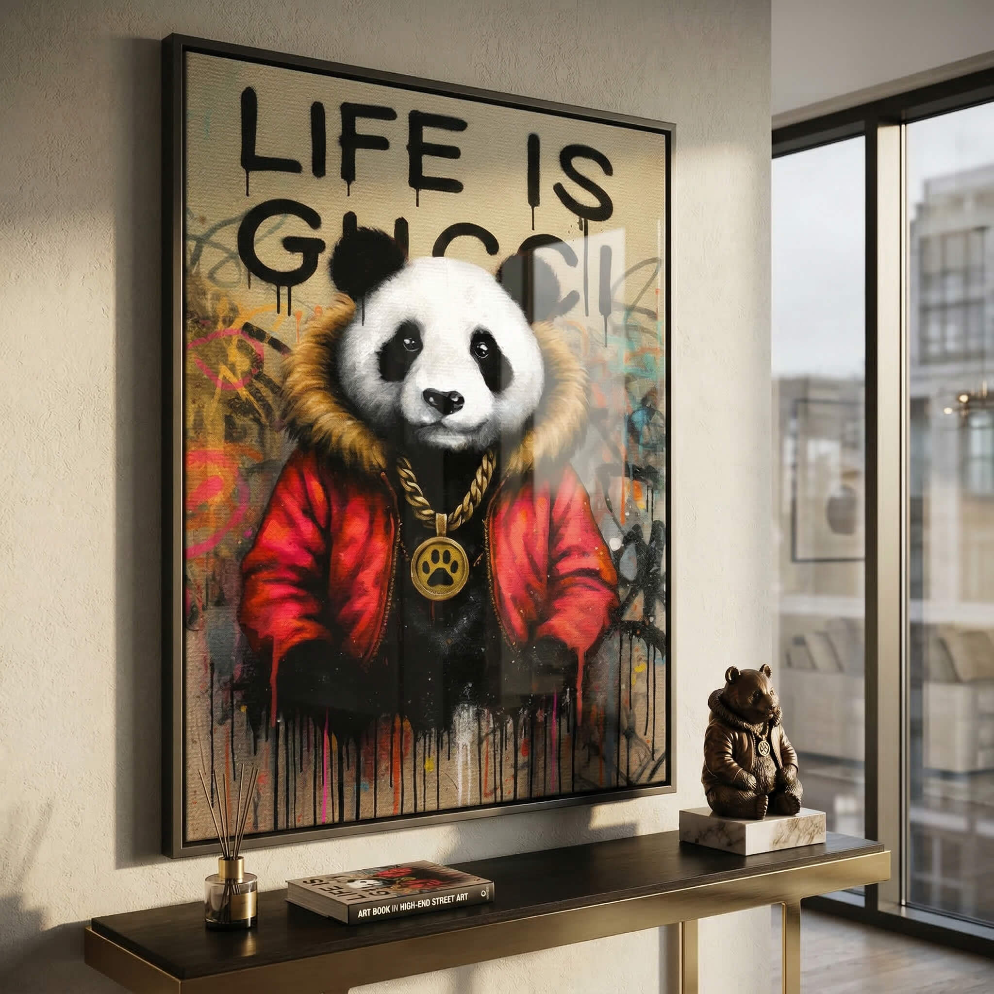 Gucci Panda - Acrylic Glass