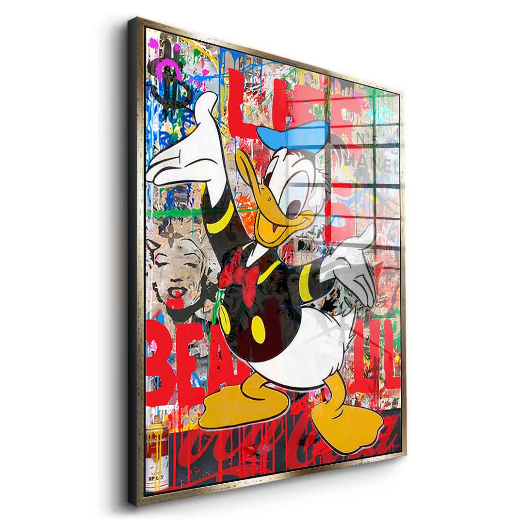 Happy Duck - Acrylglas