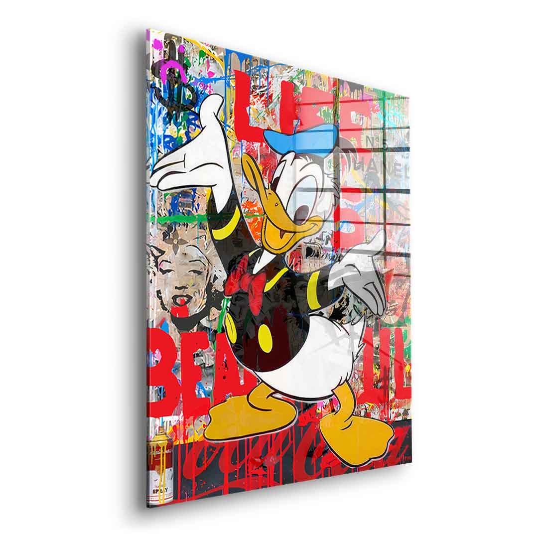 Happy Duck - Acrylglas