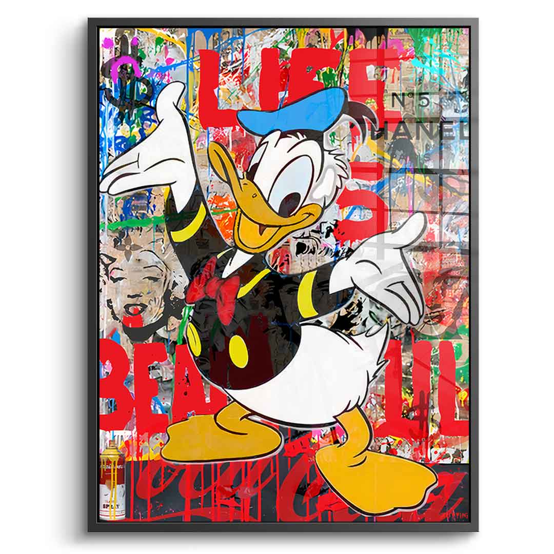 Happy Duck - Acrylglas