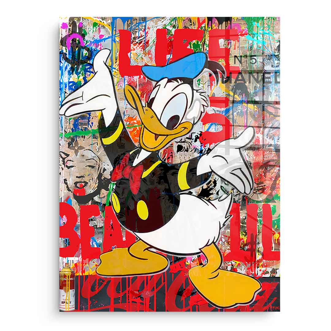 Happy Duck - Acrylglas