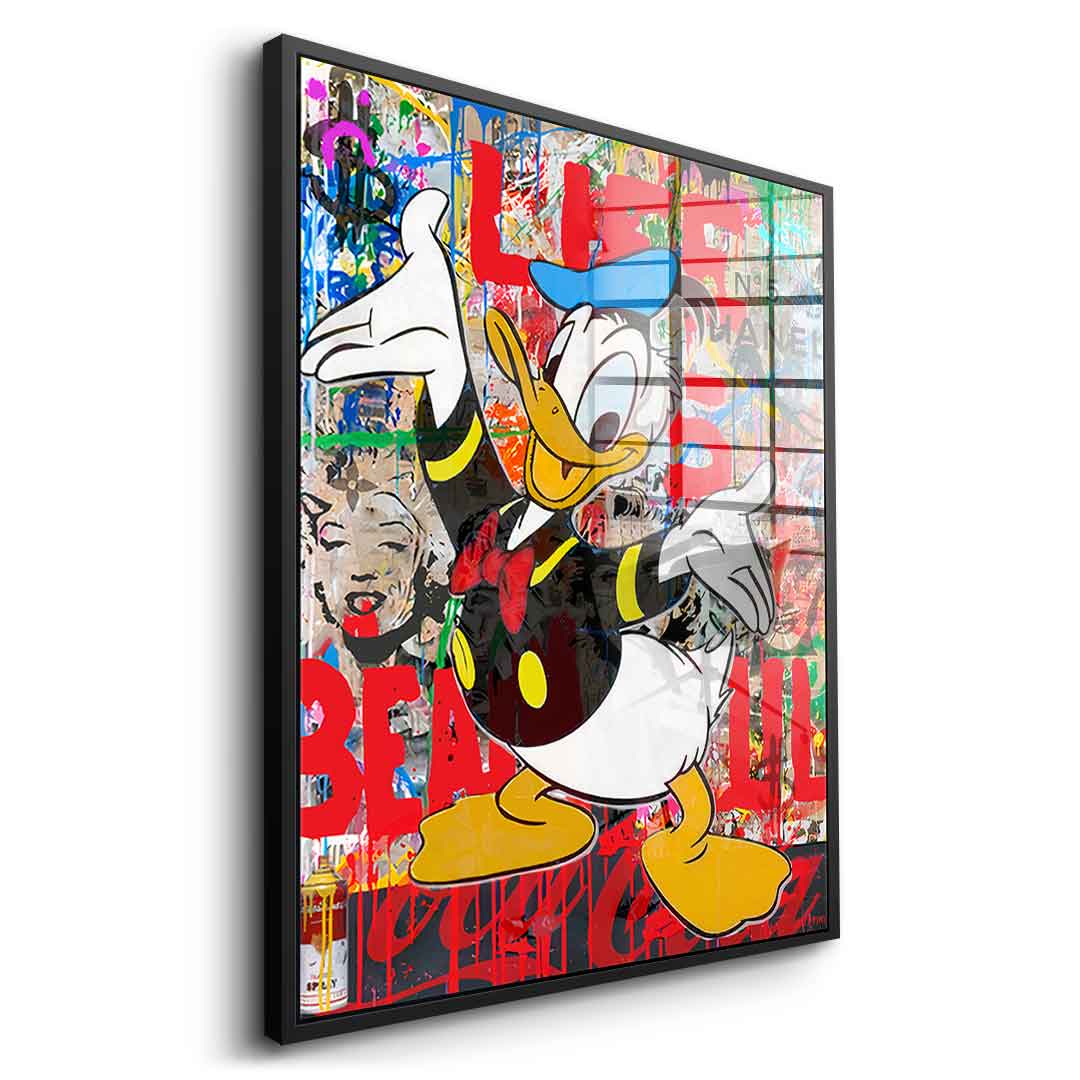 Happy Duck - Acrylglas