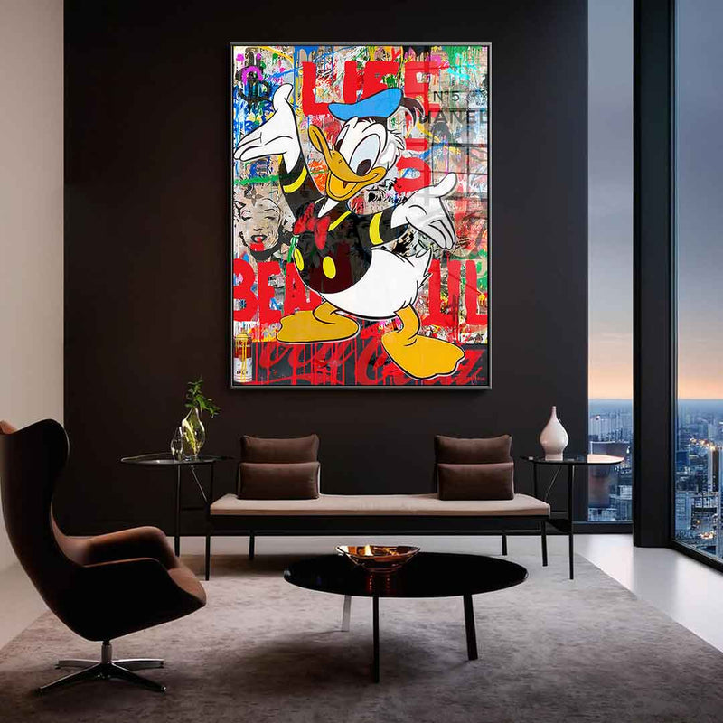 Happy Duck - Acrylglas