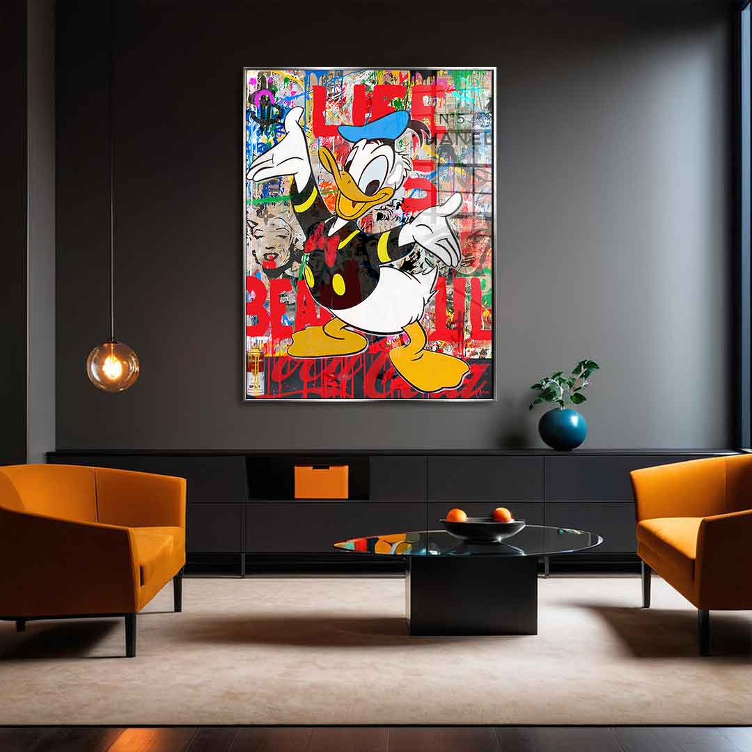 Happy Duck - Acrylglas